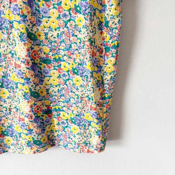 J. Crew Floral Multicolor Short Sleeve Polo Shirt Coolmax Men's Small Slim - Picture 3 of 6